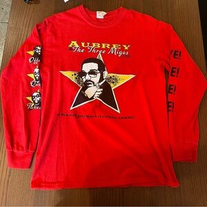 2018 Aubrey and the three Migos - Drake Offset Quavo Takeoff shirt - size Medium